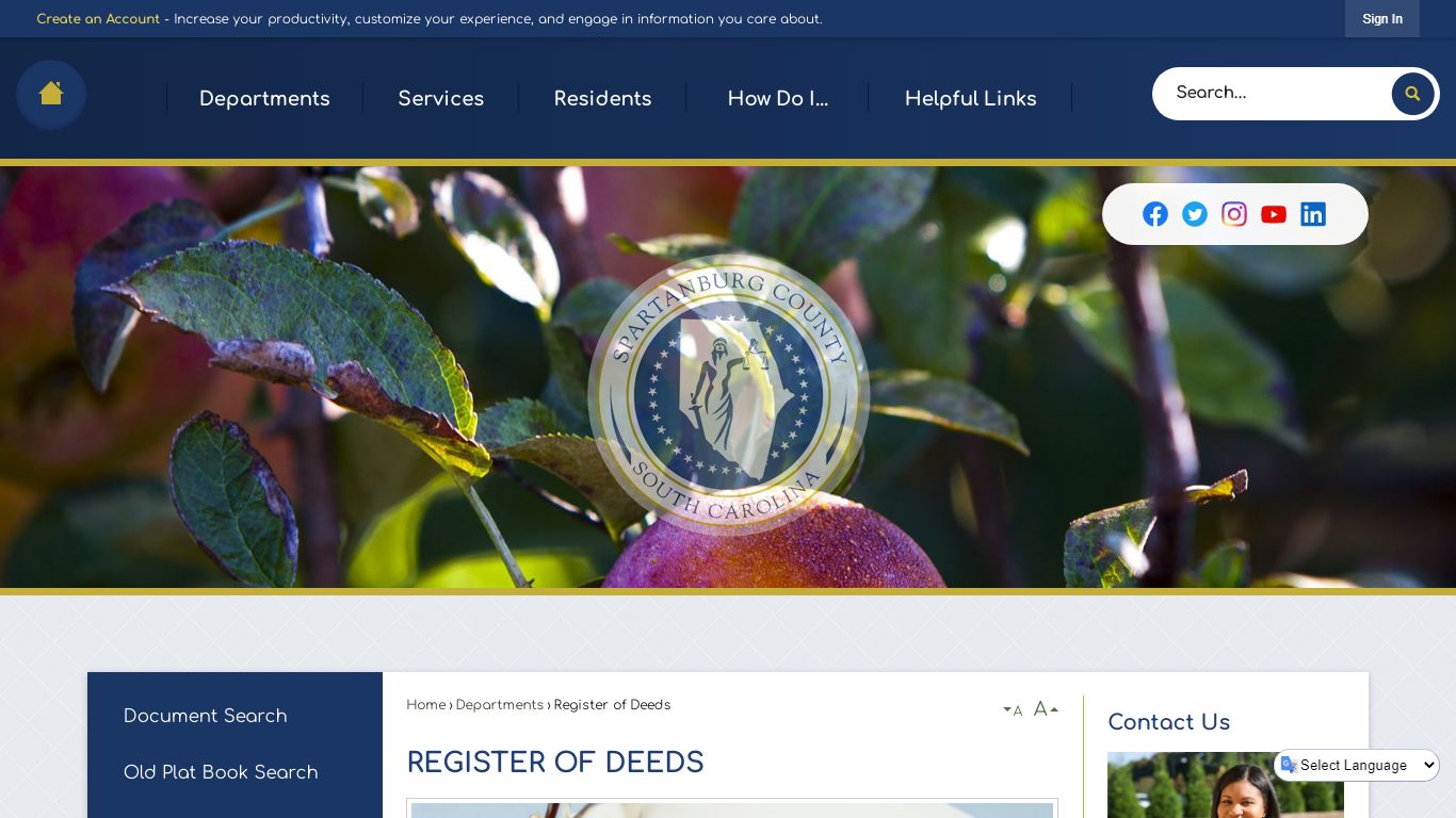 Register of Deeds | Spartanburg County, SC